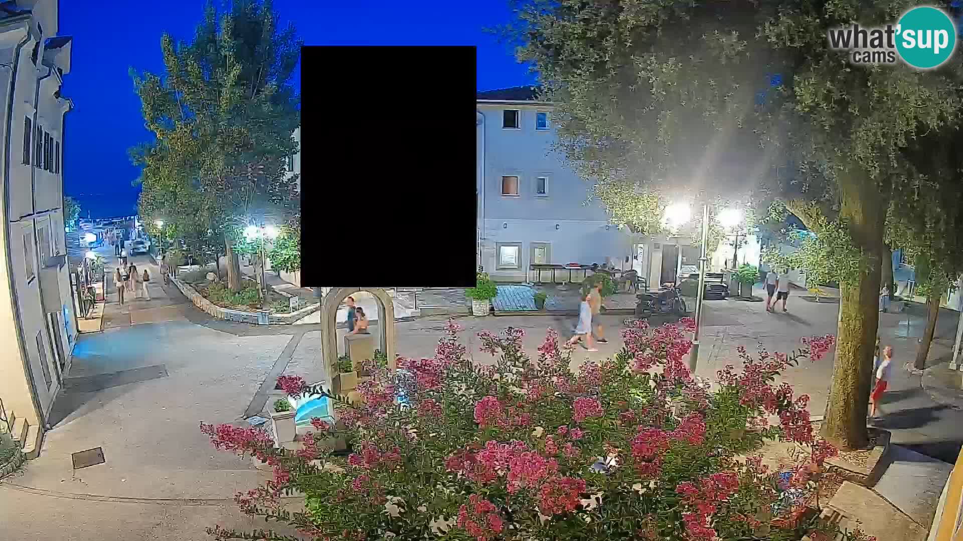 Webcam centre de Mošćenička Draga – Vue en direct du centre-ville
