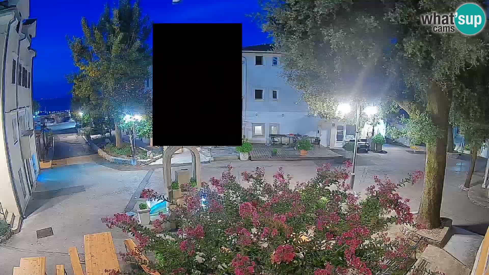 Webcam Centro Draga di Moschiena – Vista live sul centro