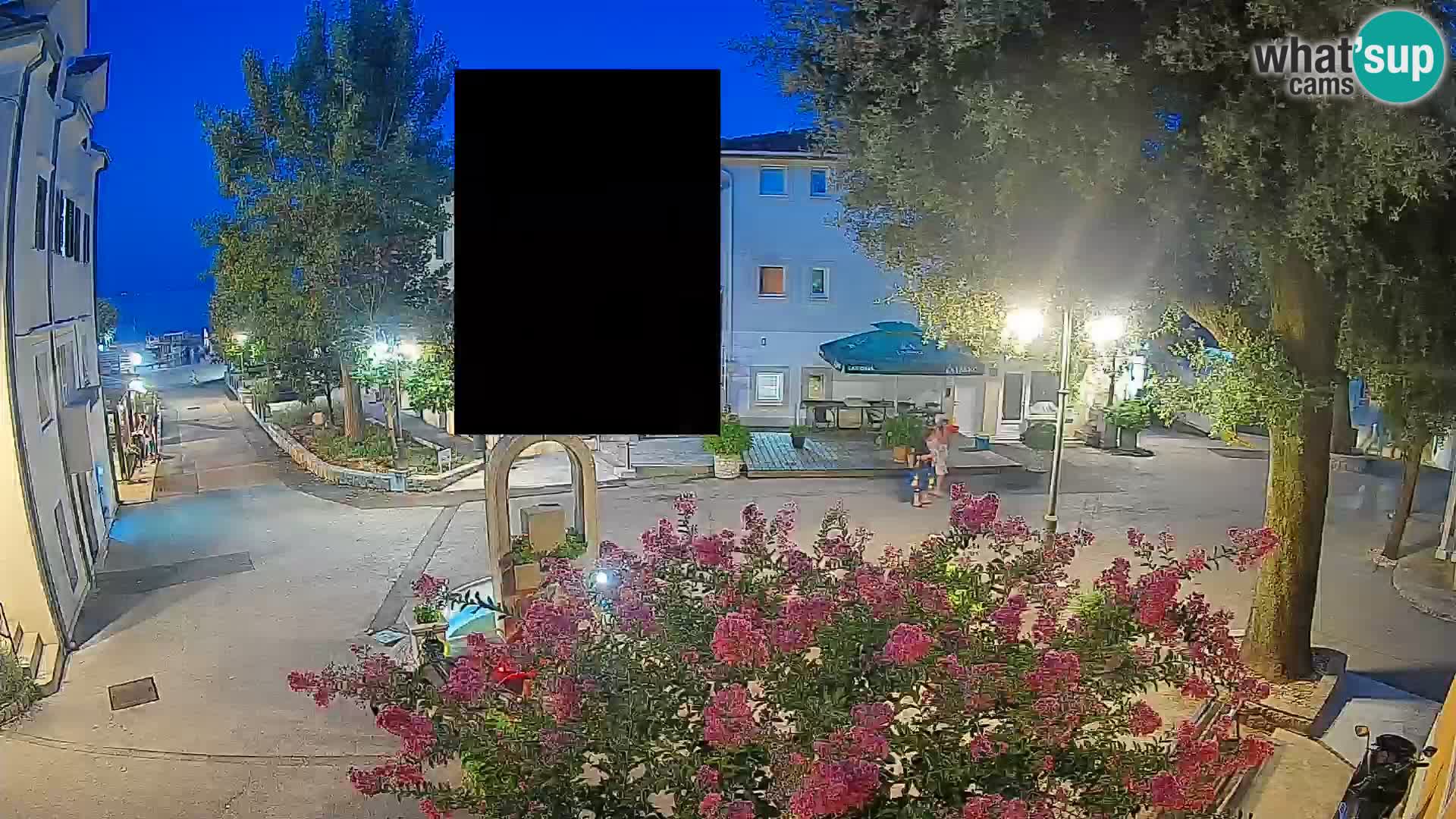 Webcam Centre de Mošćenička Draga – Vue en direct du centre-ville