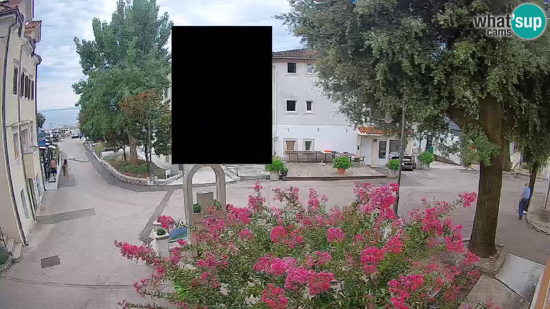 Webcam Centro Draga di Moschiena – Vista live sul centro
