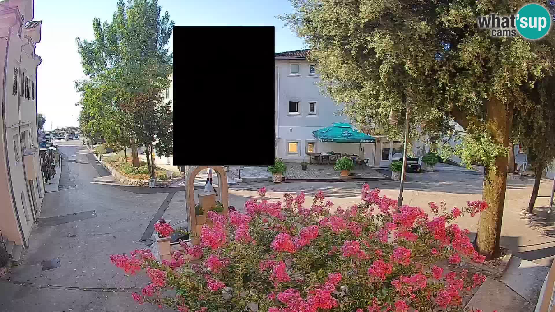 Webcam Mošćenička Draga Center – Live View of the Town Center