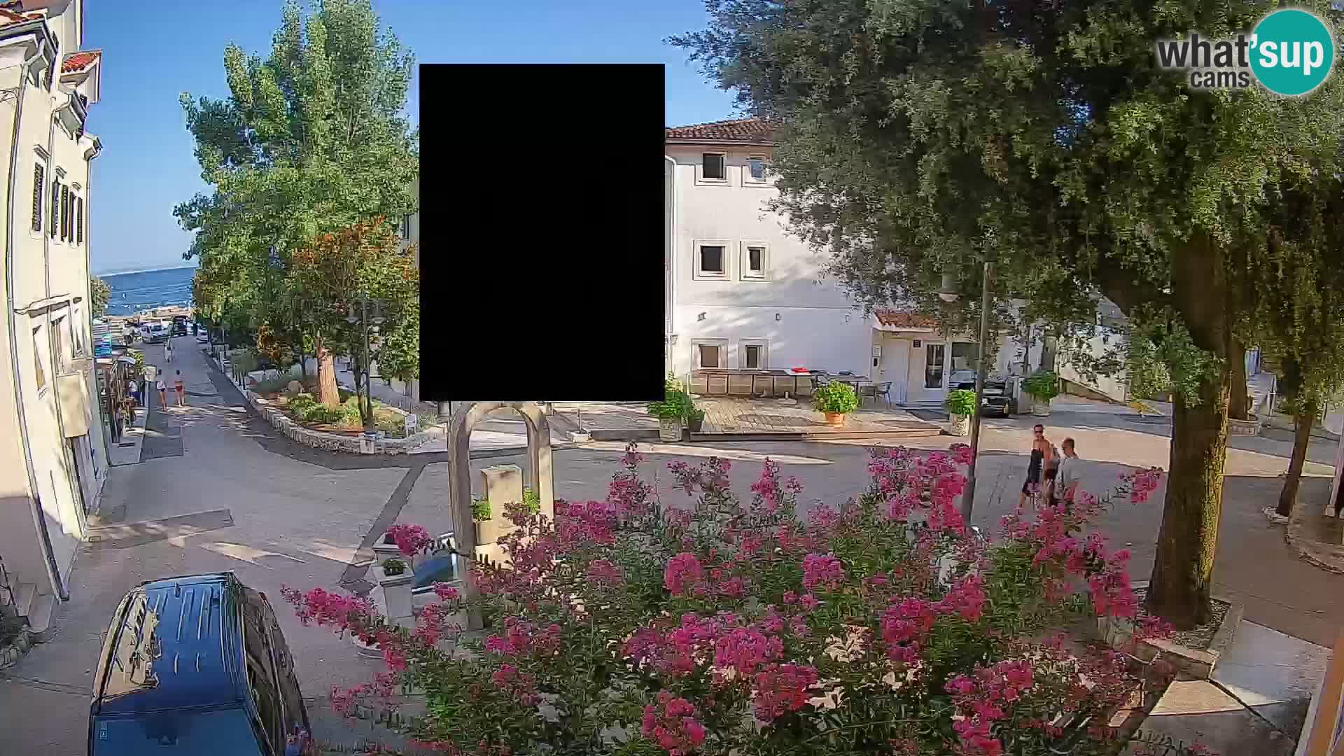 Webcam Mošćenička Draga Zentrum – Liveblick auf das Ortszentrum