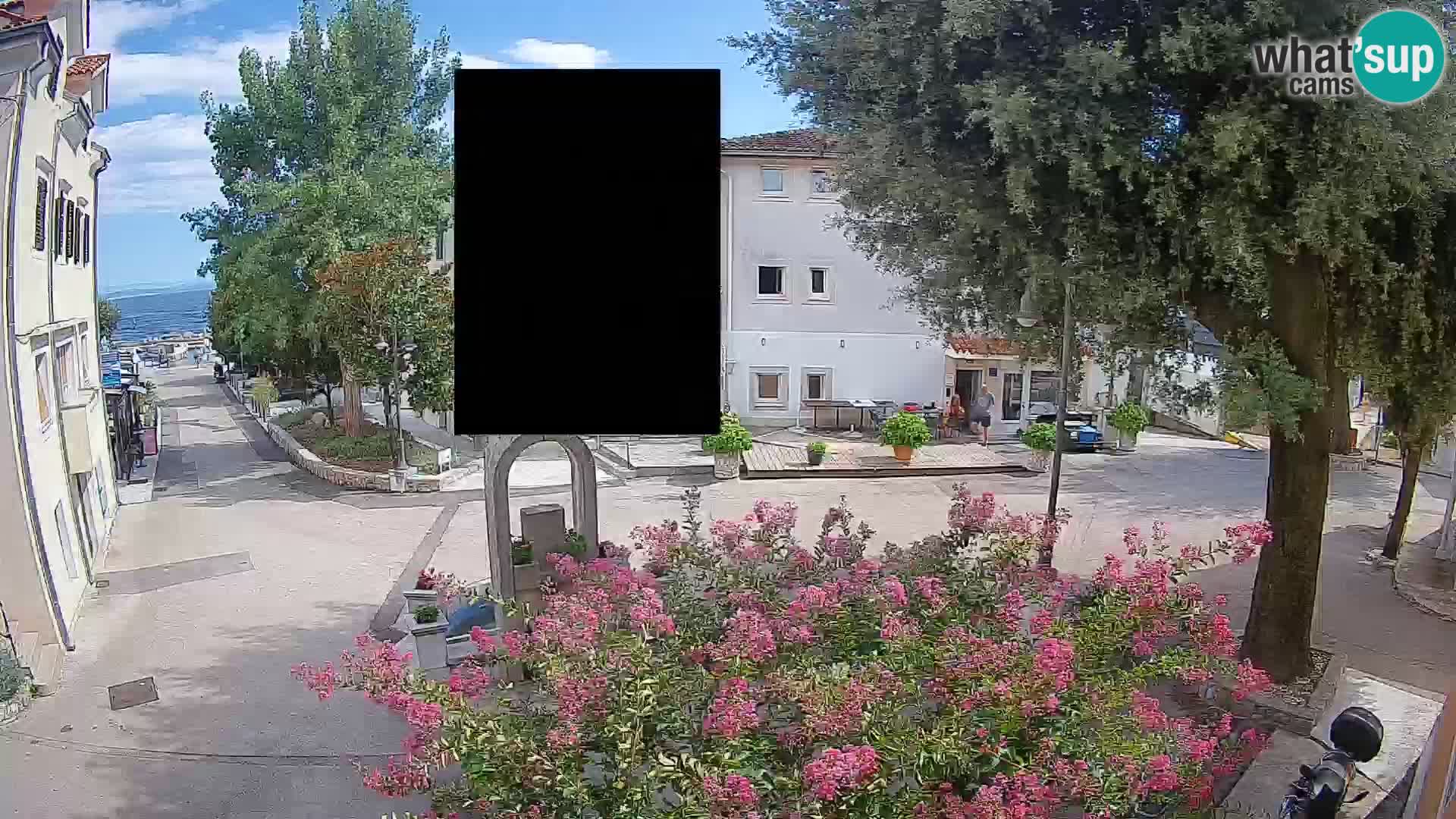 Webcam Centro Draga di Moschiena – Vista live sul centro