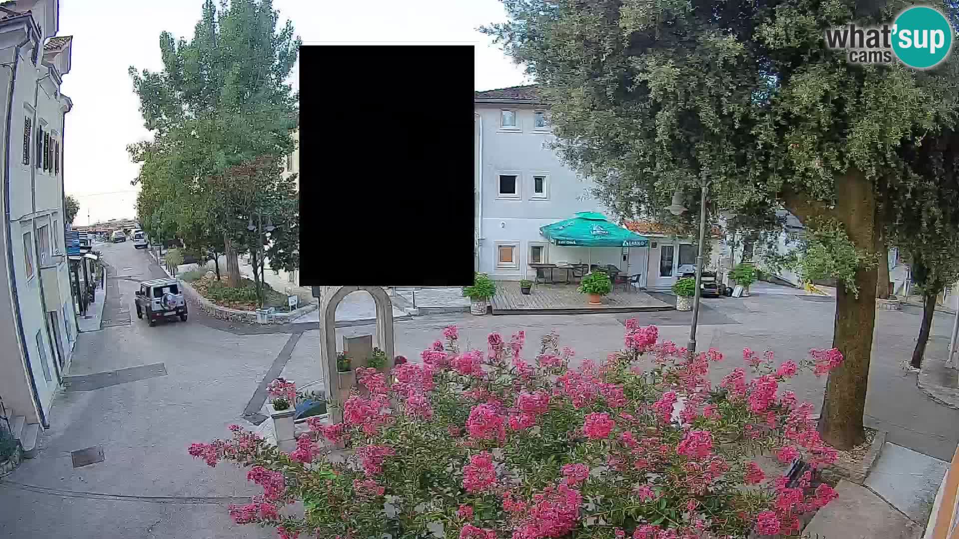 Webcam Mošćenička Draga Center – Live View of the Town Center