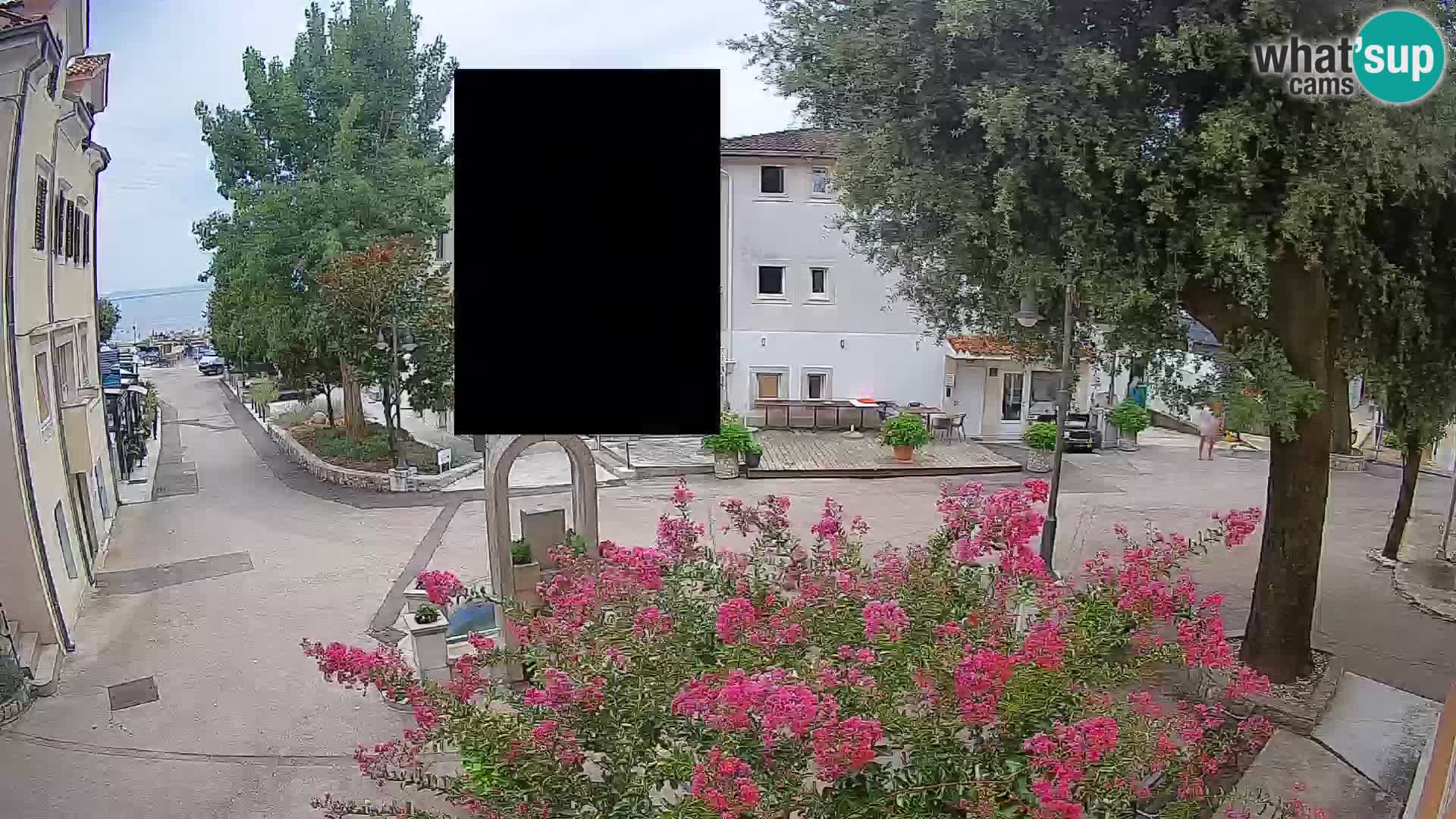 Webcam Mošćenička Draga Center – Live View of the Town Center
