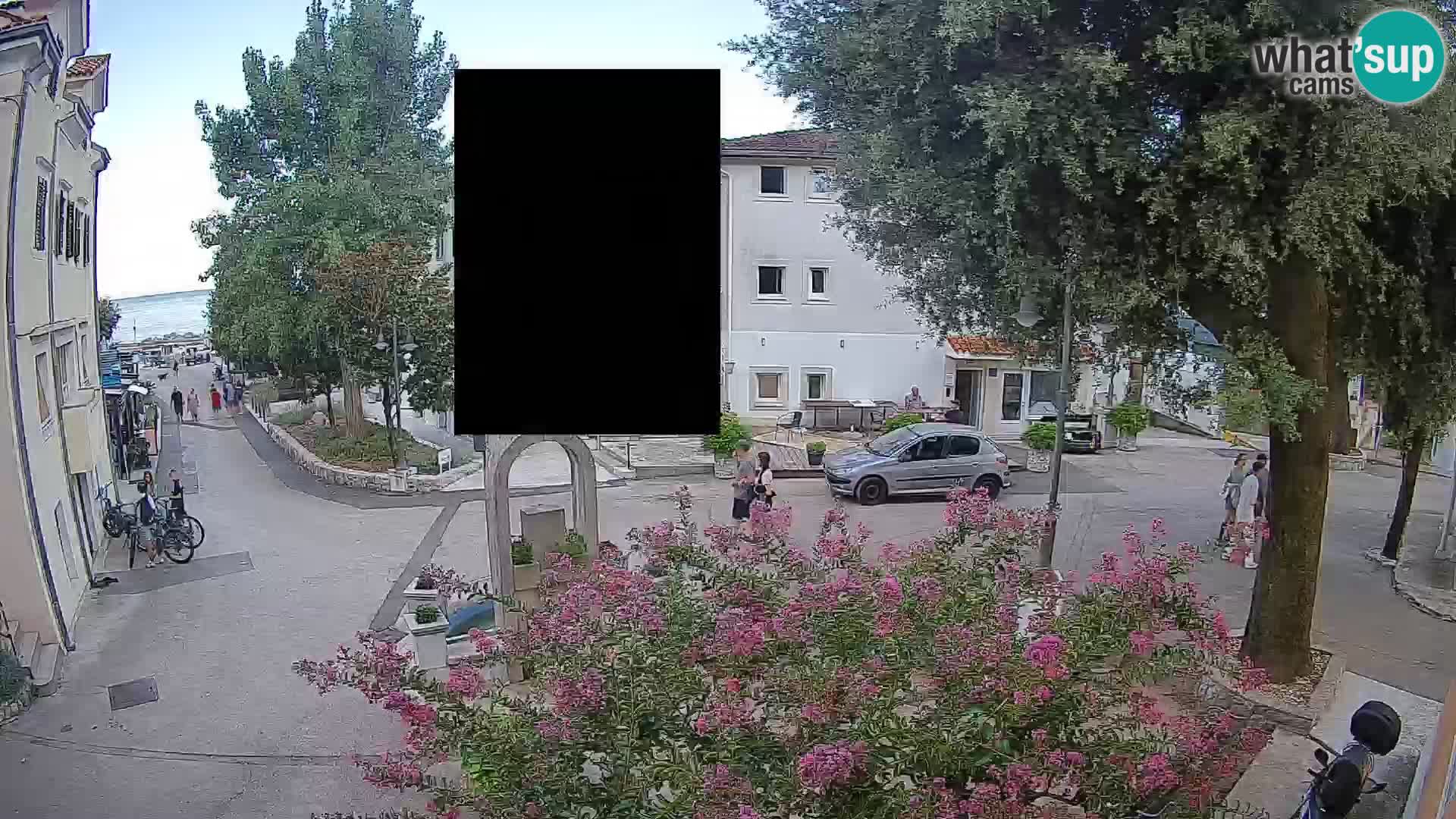Webcam Mošćenička Draga Zentrum – Liveblick auf das Ortszentrum