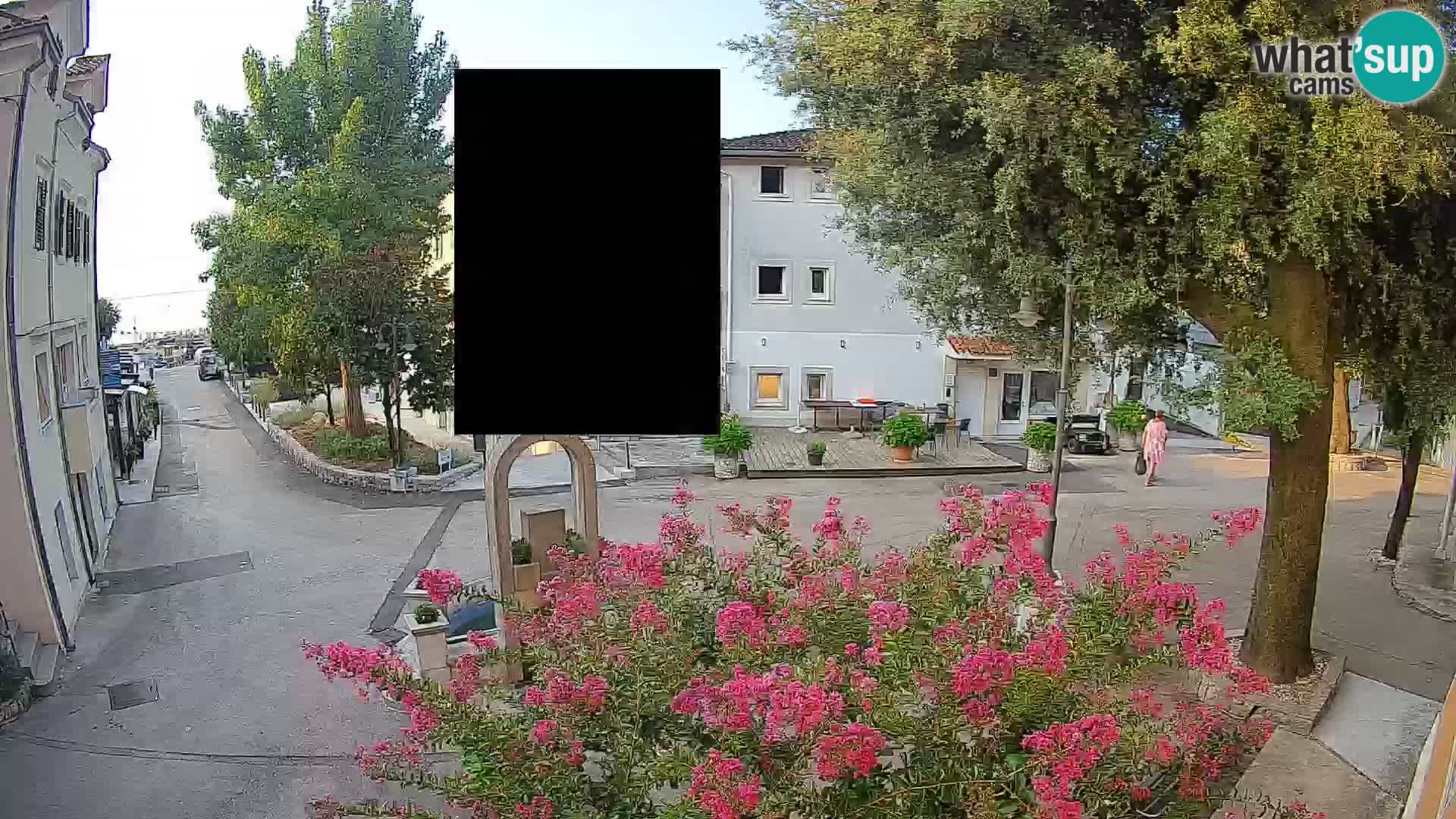 Webcam Mošćenička Draga Center – Live View of the Town Center
