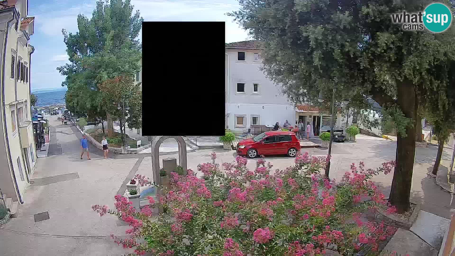 Webcam Centre de Mošćenička Draga – Vue en direct du centre-ville