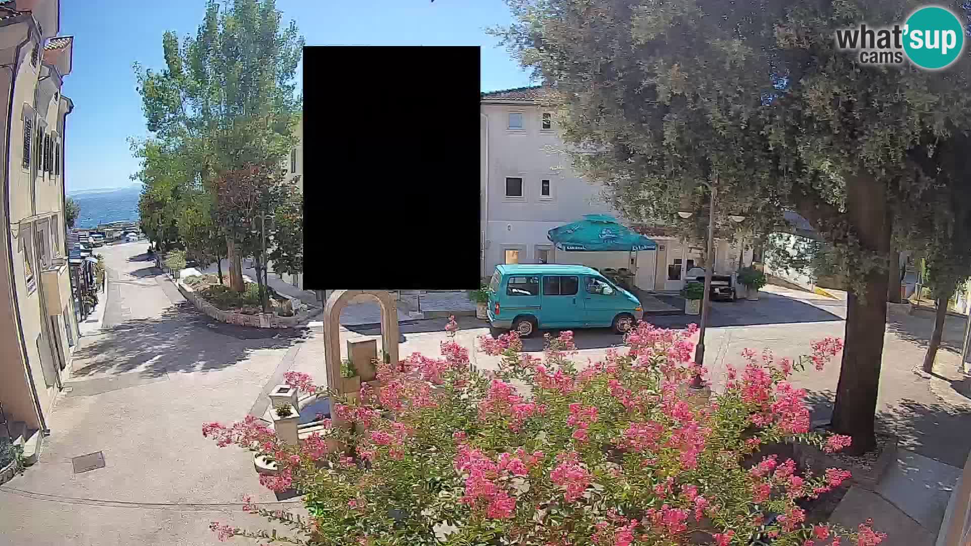 Webcam Mošćenička Draga Center – Live View of the Town Center