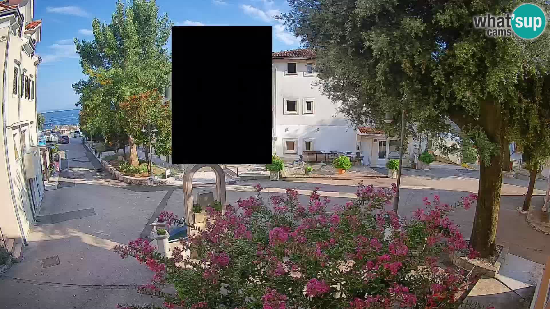 Webcam Centro Draga di Moschiena – Vista live sul centro
