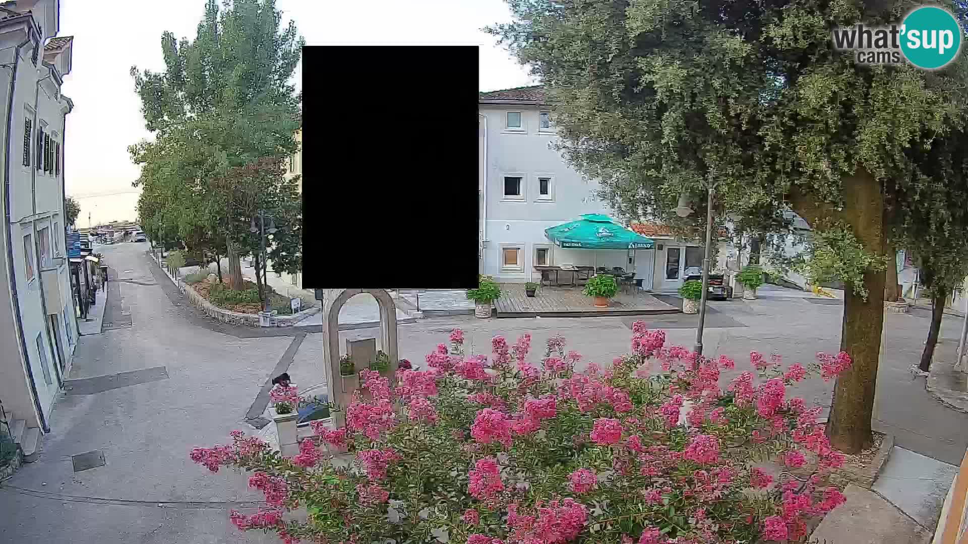 Webcam centre de Mošćenička Draga – Vue en direct du centre-ville