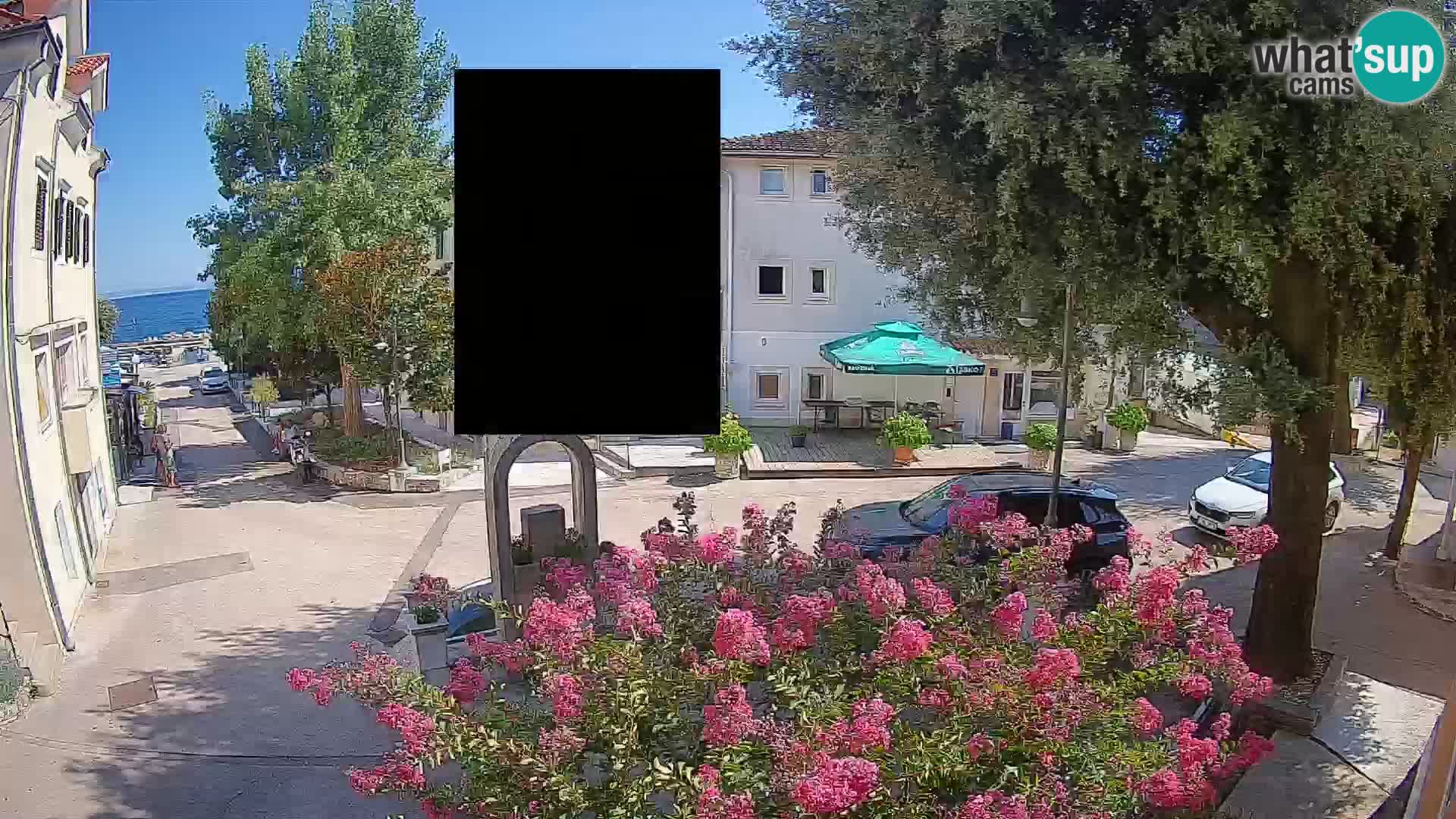 Webcam centre de Mošćenička Draga – Vue en direct du centre-ville