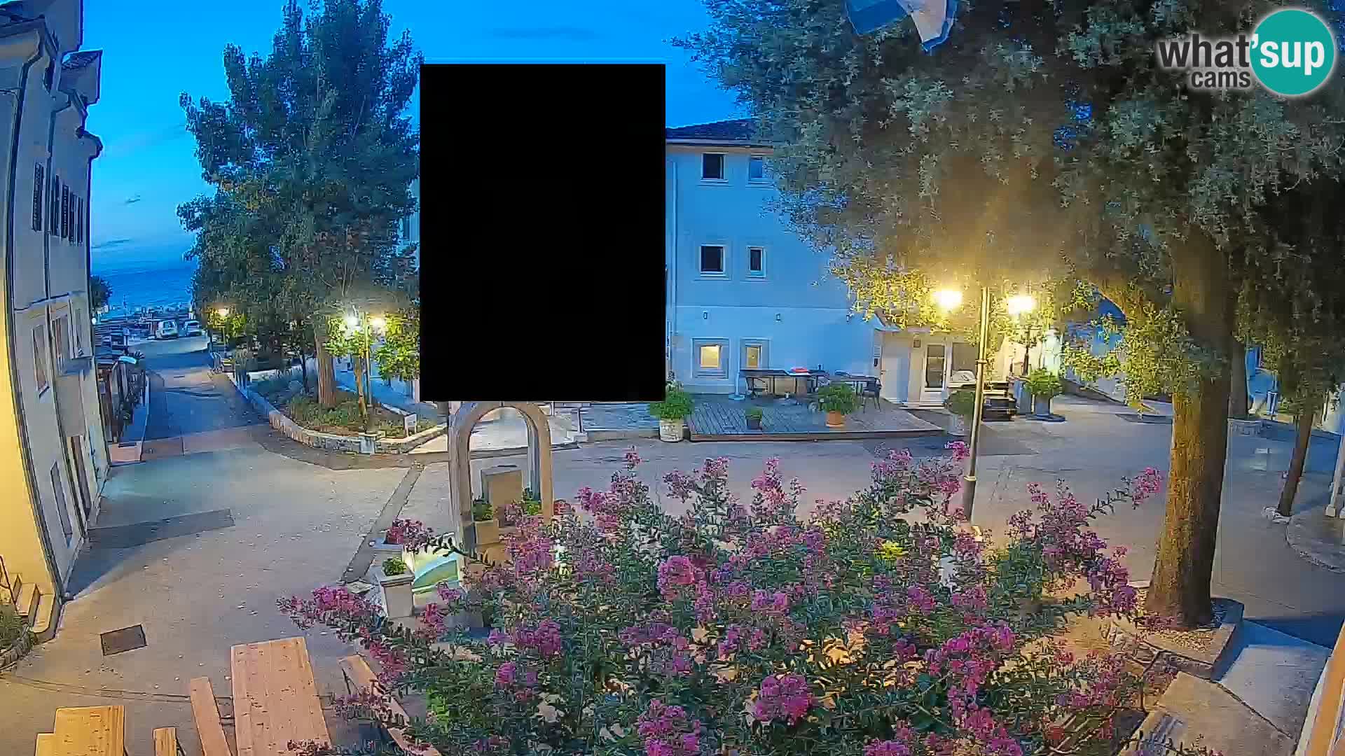 Webcam Mošćenička Draga Zentrum – Liveblick auf das Ortszentrum
