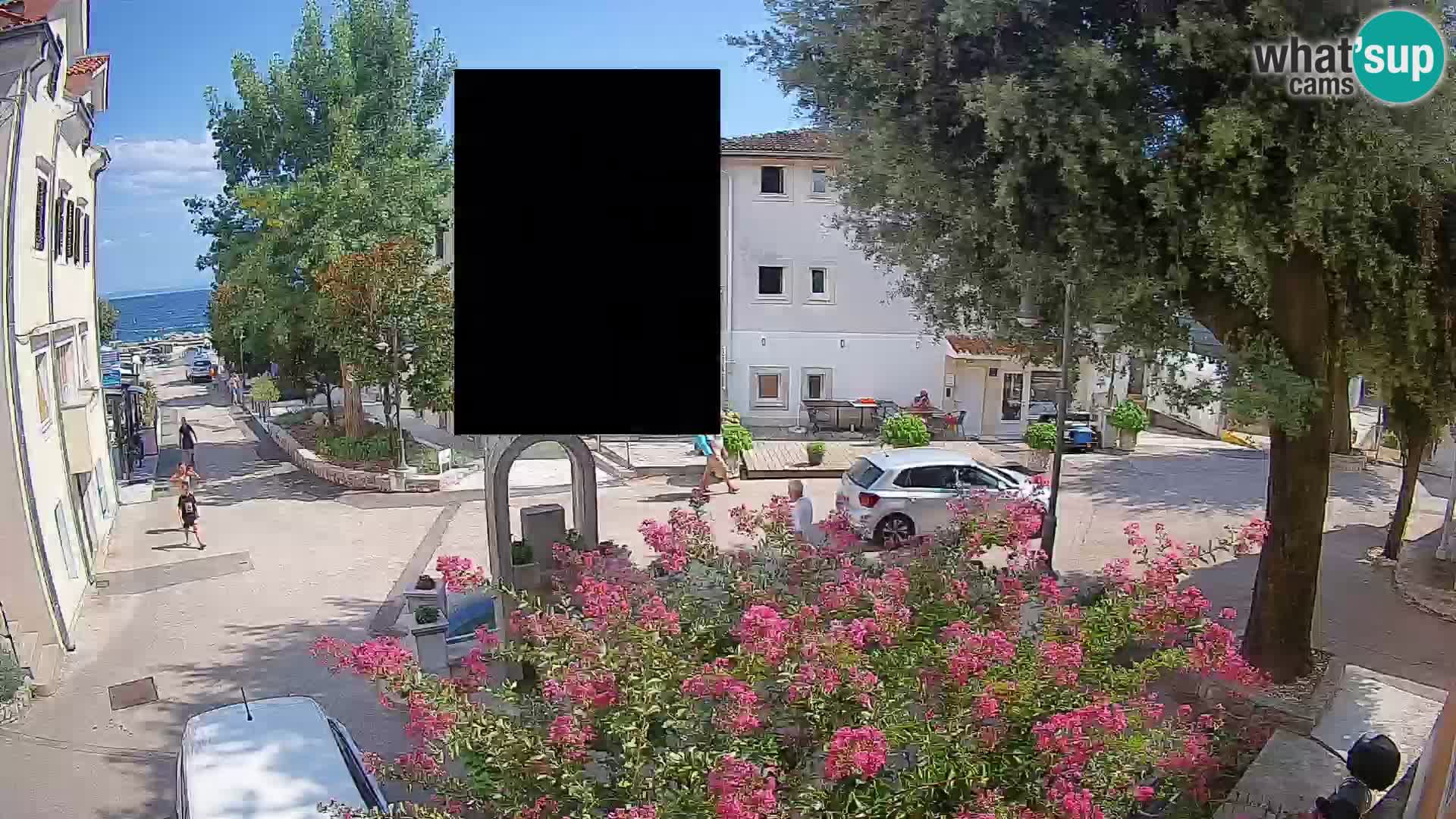 Webcam Centro Draga di Moschiena – Vista live sul centro