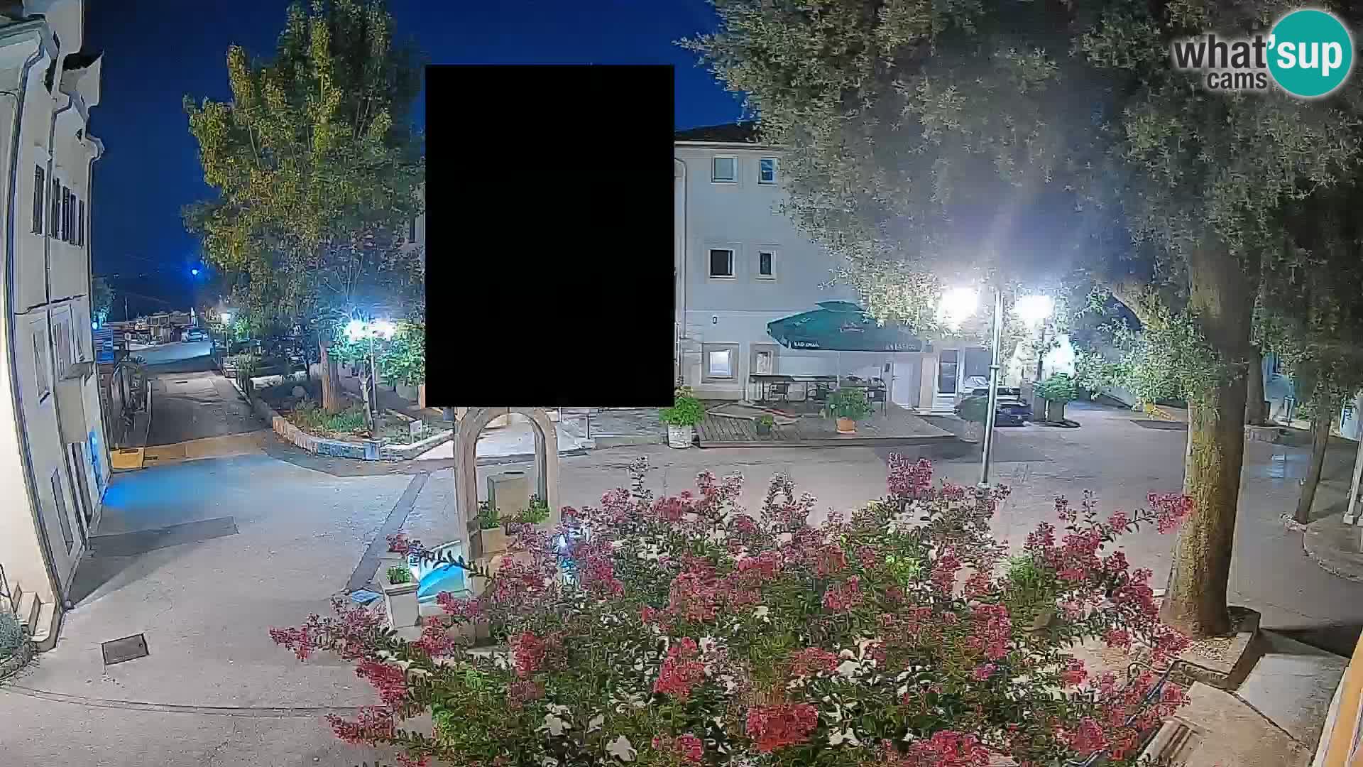 Webcam Mošćenička Draga Center – Live View of the Town Center
