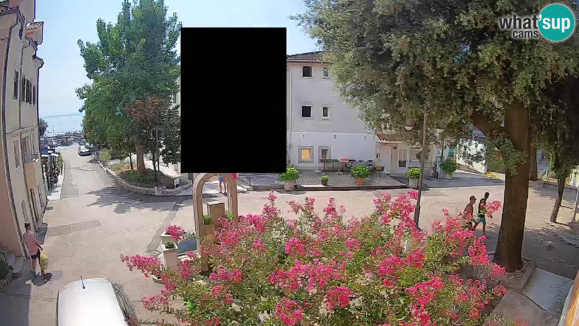 Webcam Mošćenička Draga Center – Live View of the Town Center