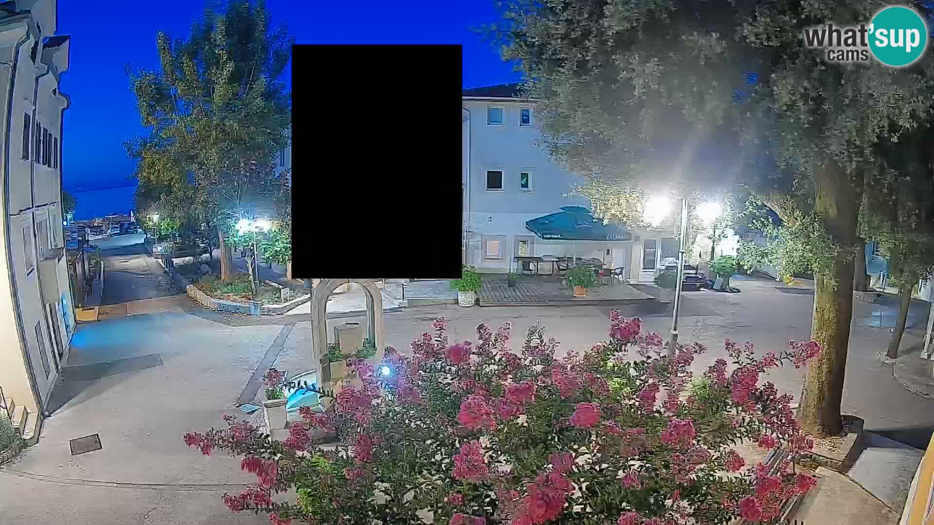 Webcam Centre de Mošćenička Draga – Vue en direct du centre-ville