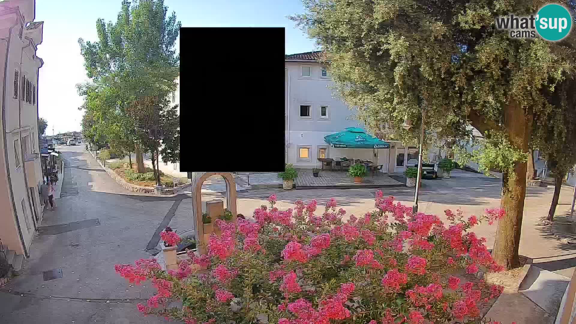 Webcam Centre de Mošćenička Draga – Vue en direct du centre-ville