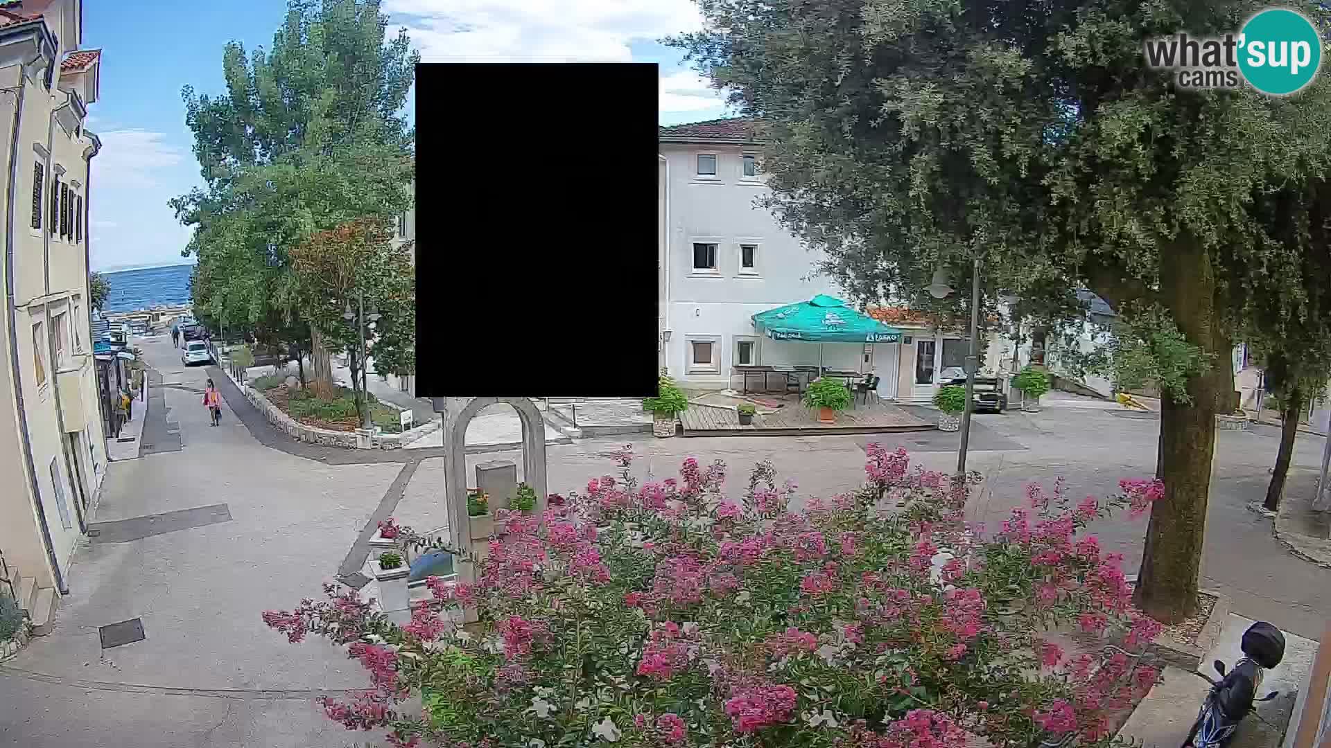 Webcam Centro Draga di Moschiena – Vista live sul centro