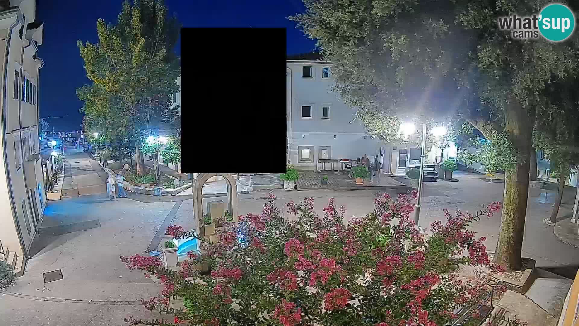 Webcam Centre de Mošćenička Draga – Vue en direct du centre-ville