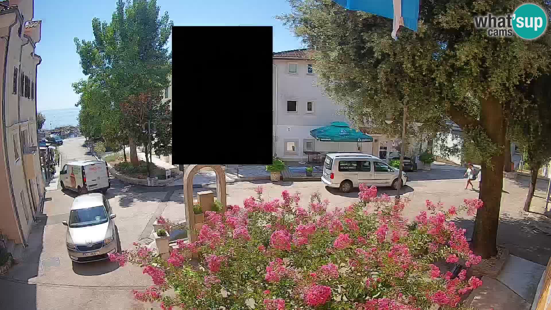 Webcam Mošćenička Draga Zentrum – Liveblick auf das Ortszentrum