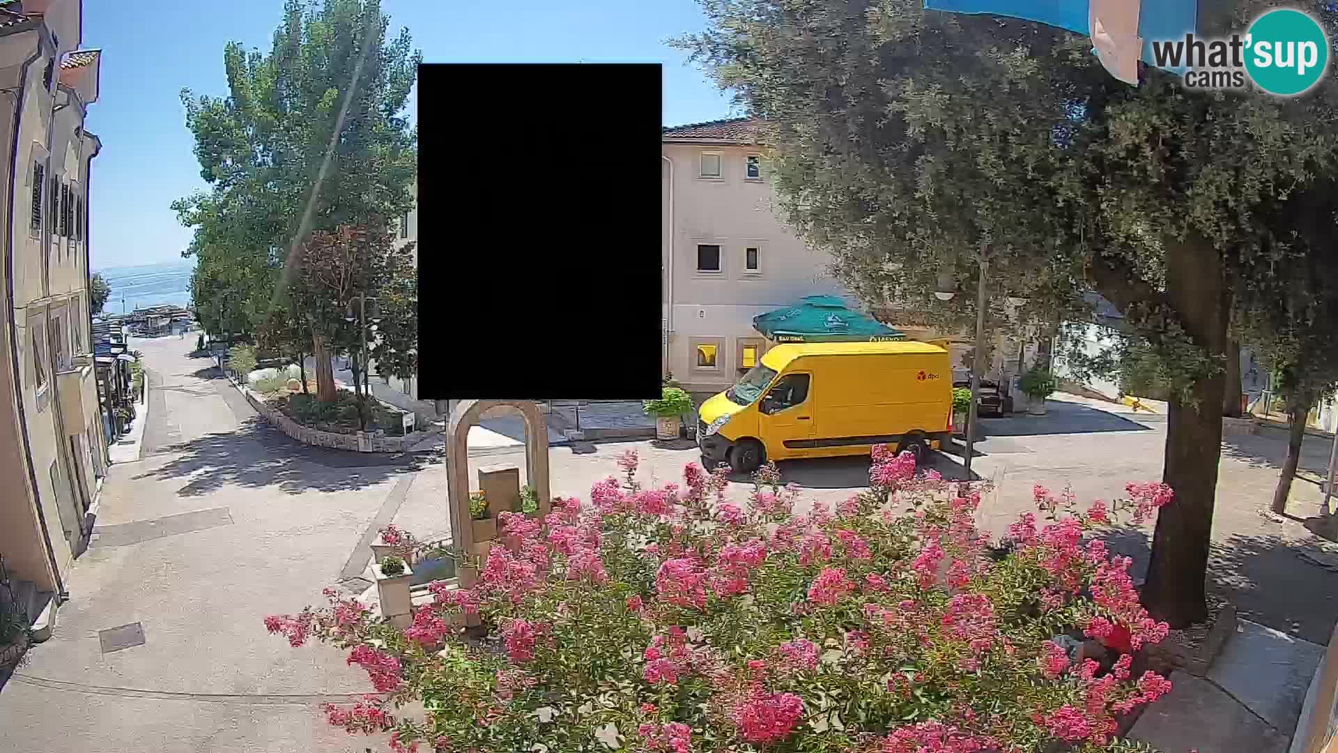 Webcam Centro Draga di Moschiena – Vista live sul centro