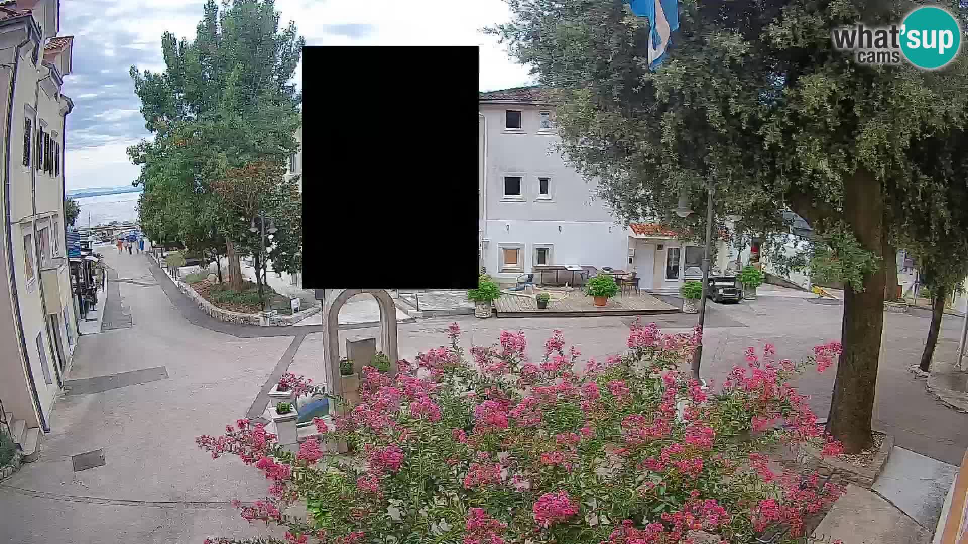Webcam centre de Mošćenička Draga – Vue en direct du centre-ville