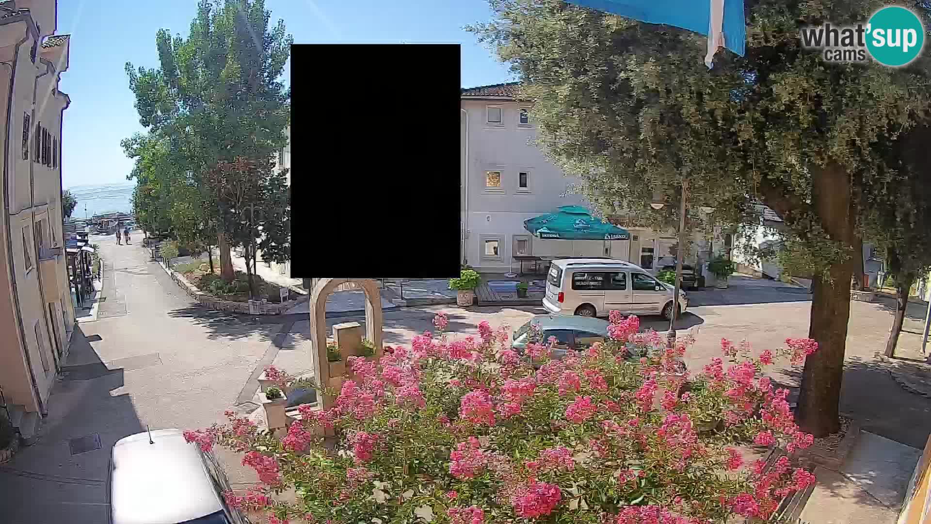 Spletna kamera center Mošćeniška Draga – Pogled v živo