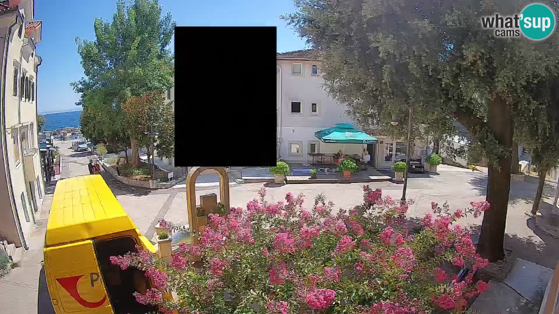 Webcam centre de Mošćenička Draga – Vue en direct du centre-ville