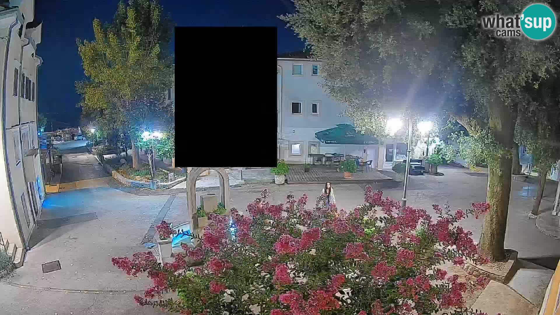 Webcam Mošćenička Draga Center – Live View of the Town Center