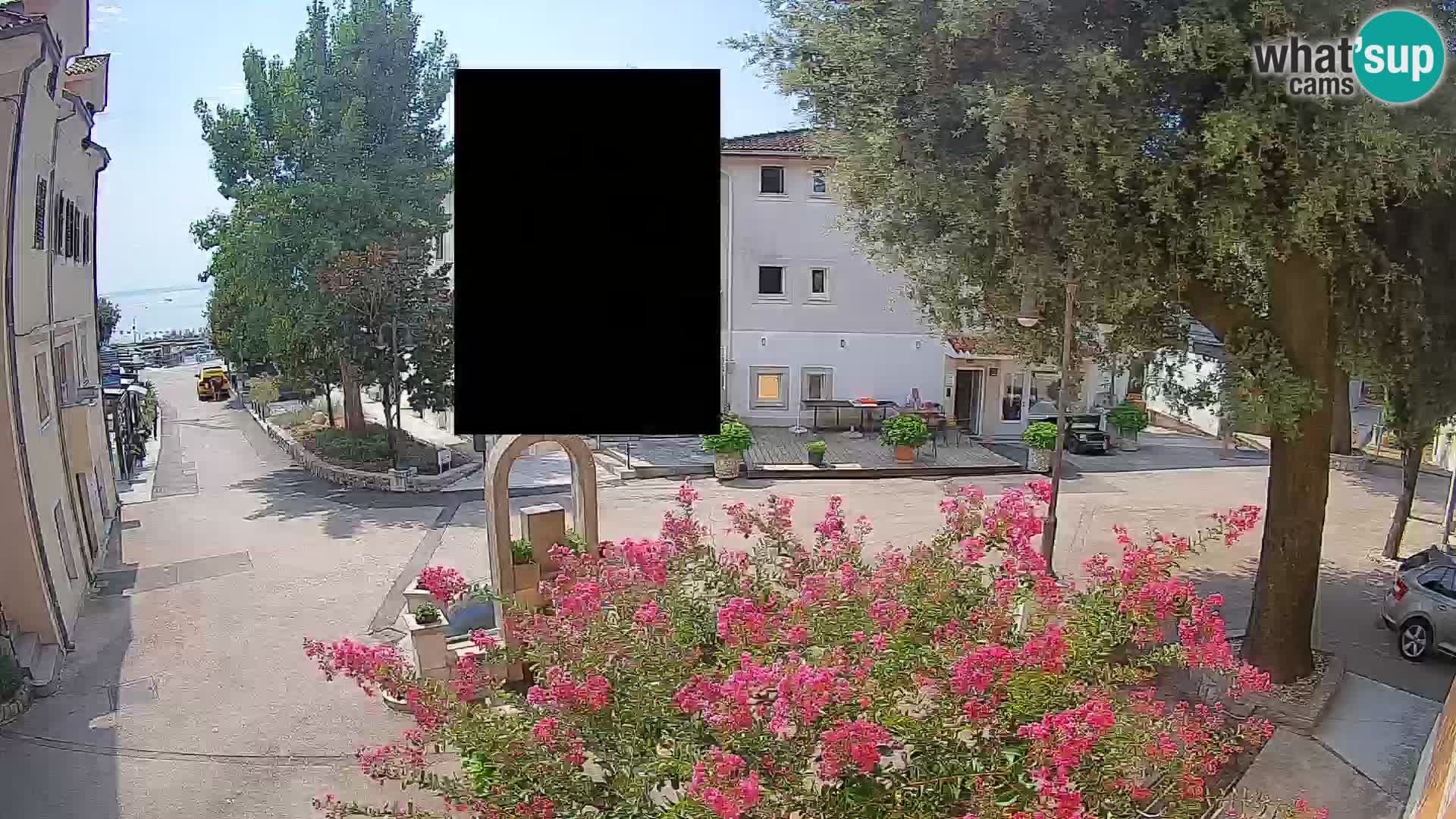 Webcam centre de Mošćenička Draga – Vue en direct du centre-ville