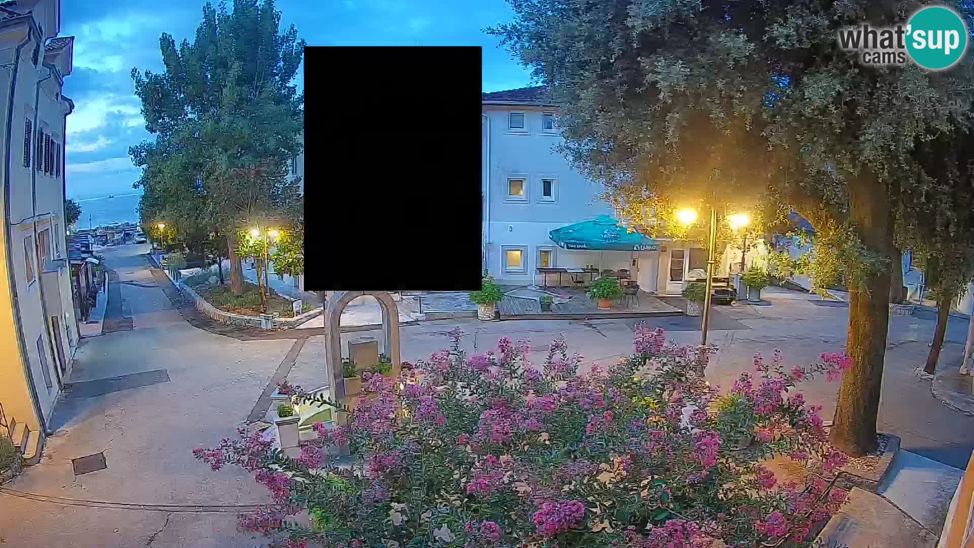 Webcam Centro Draga di Moschiena – Vista live sul centro