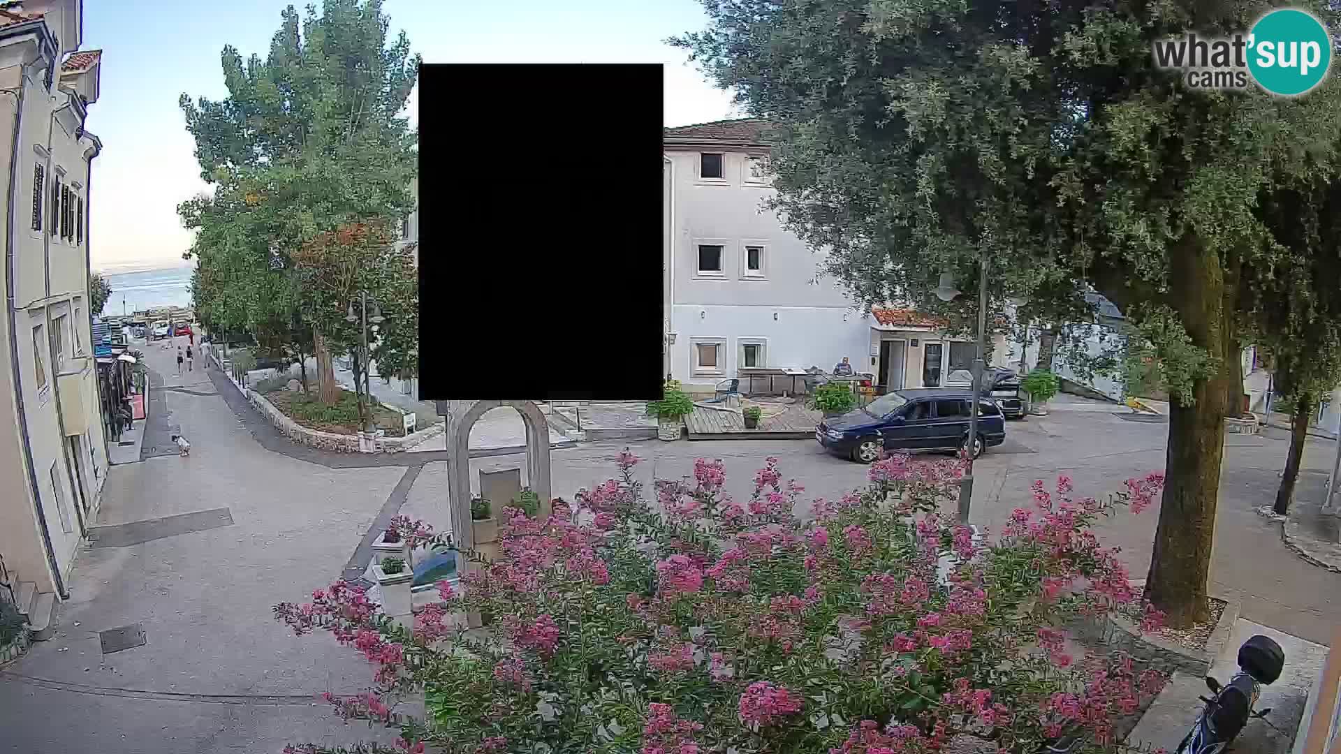 Webcam Mošćenička Draga Zentrum – Liveblick auf das Ortszentrum