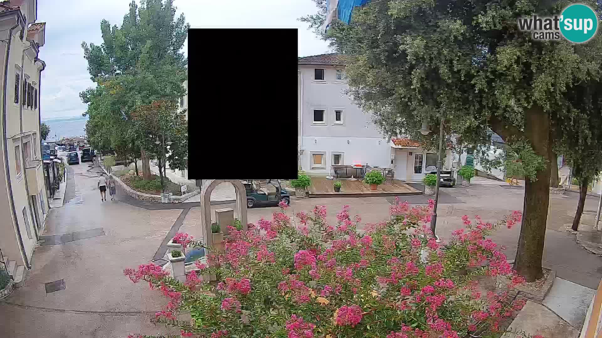 Webcam Mošćenička Draga Center – Live View of the Town Center