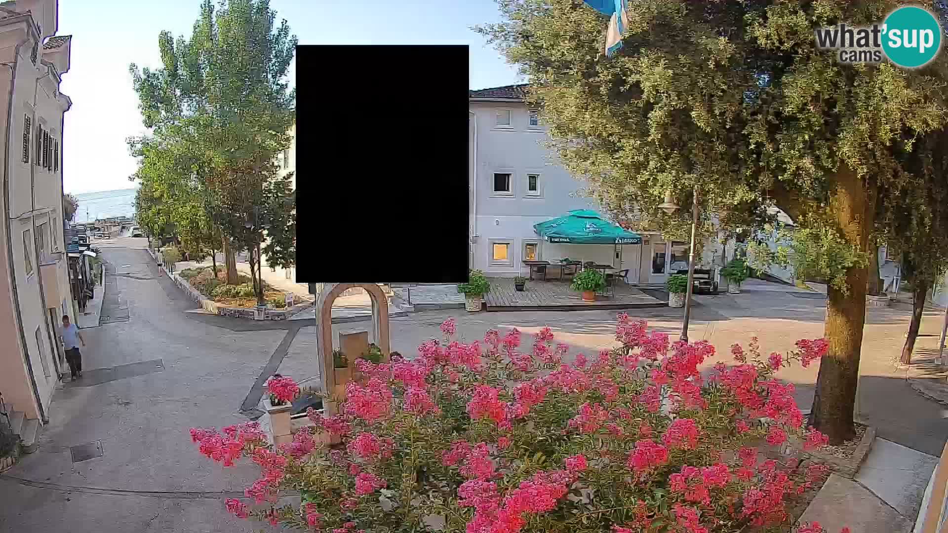Spletna kamera center Mošćeniška Draga – Pogled v živo