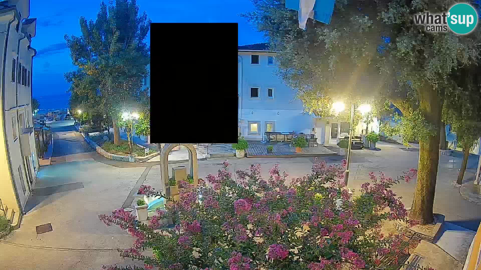 Webcam centre de Mošćenička Draga – Vue en direct du centre-ville