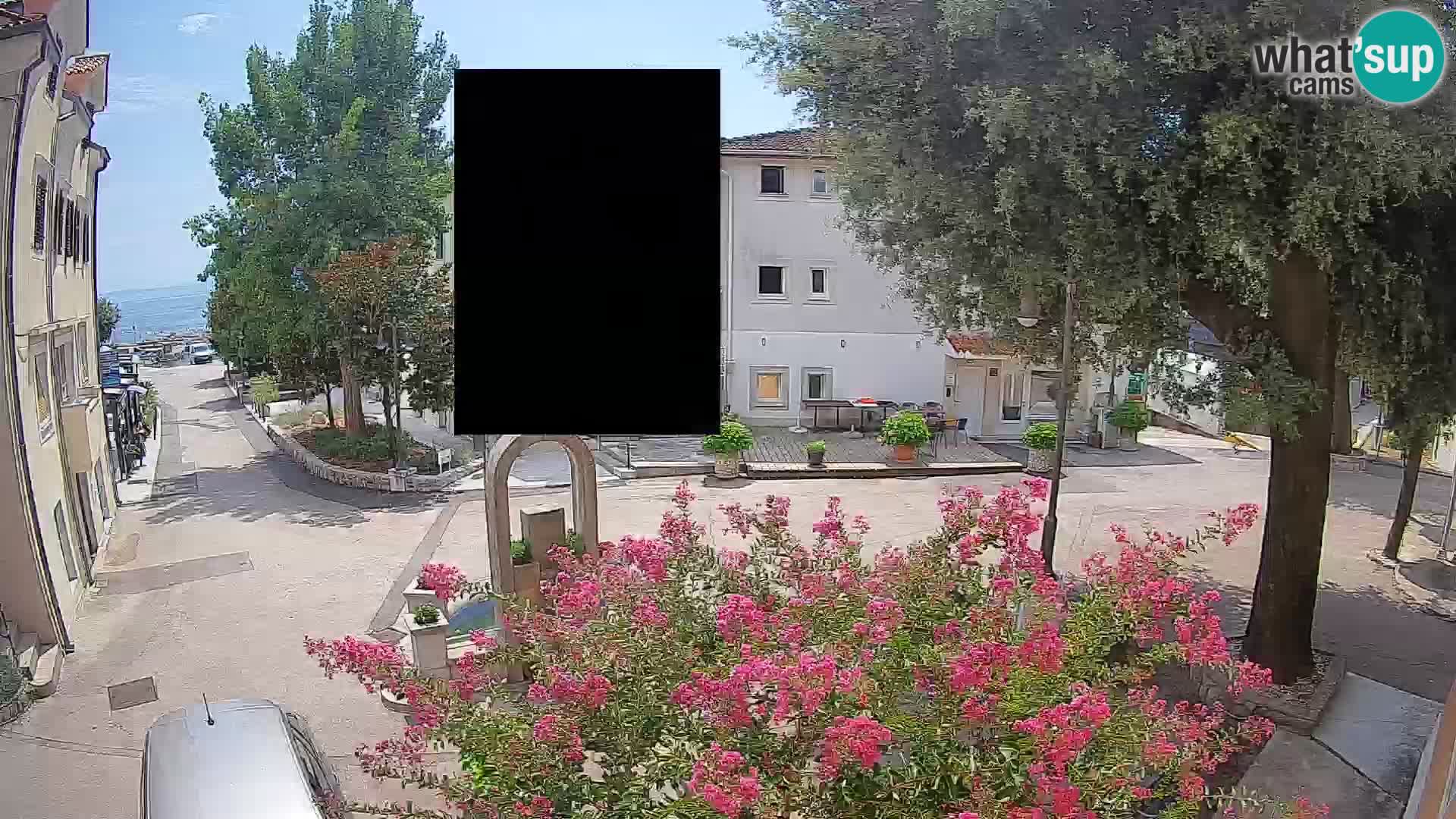 Webcam Mošćenička Draga Zentrum – Liveblick auf das Ortszentrum
