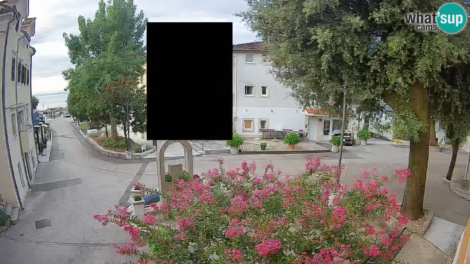 Webcam Centro Draga di Moschiena – Vista live sul centro
