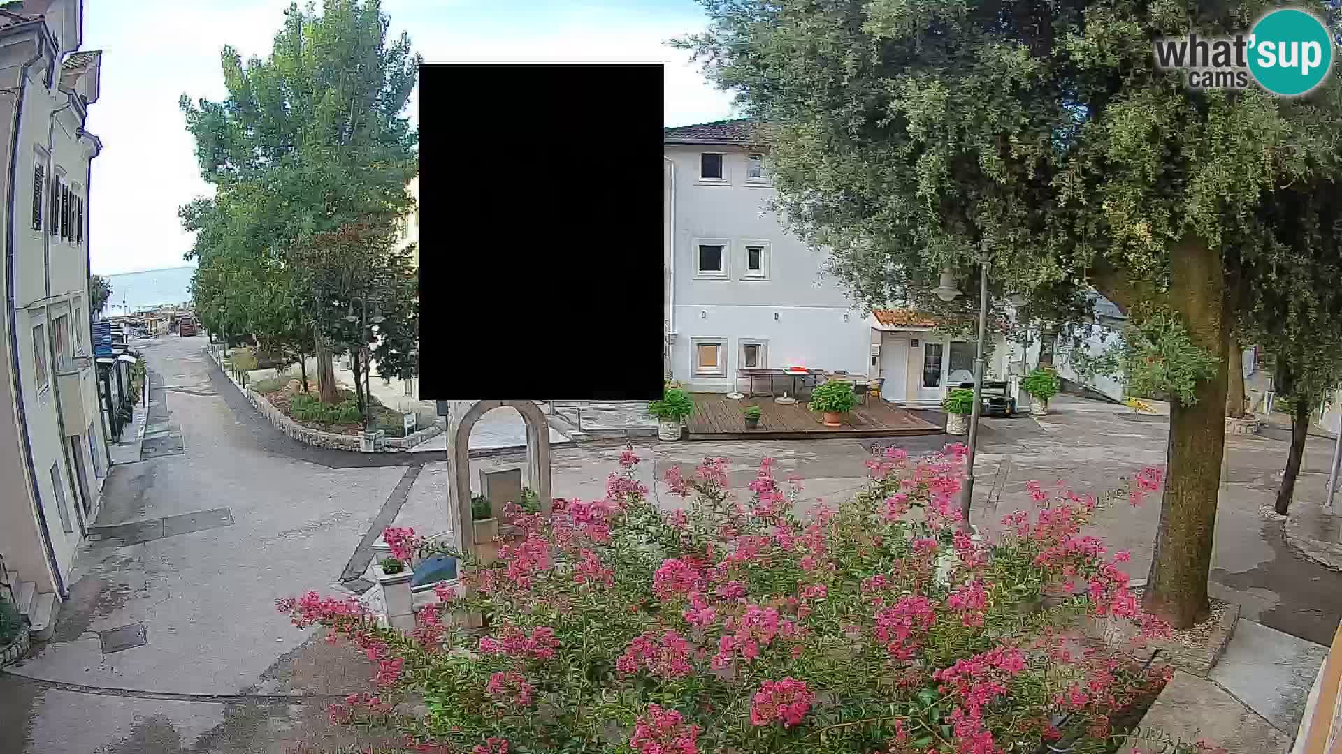 Webcam Mošćenička Draga Zentrum – Liveblick auf das Ortszentrum
