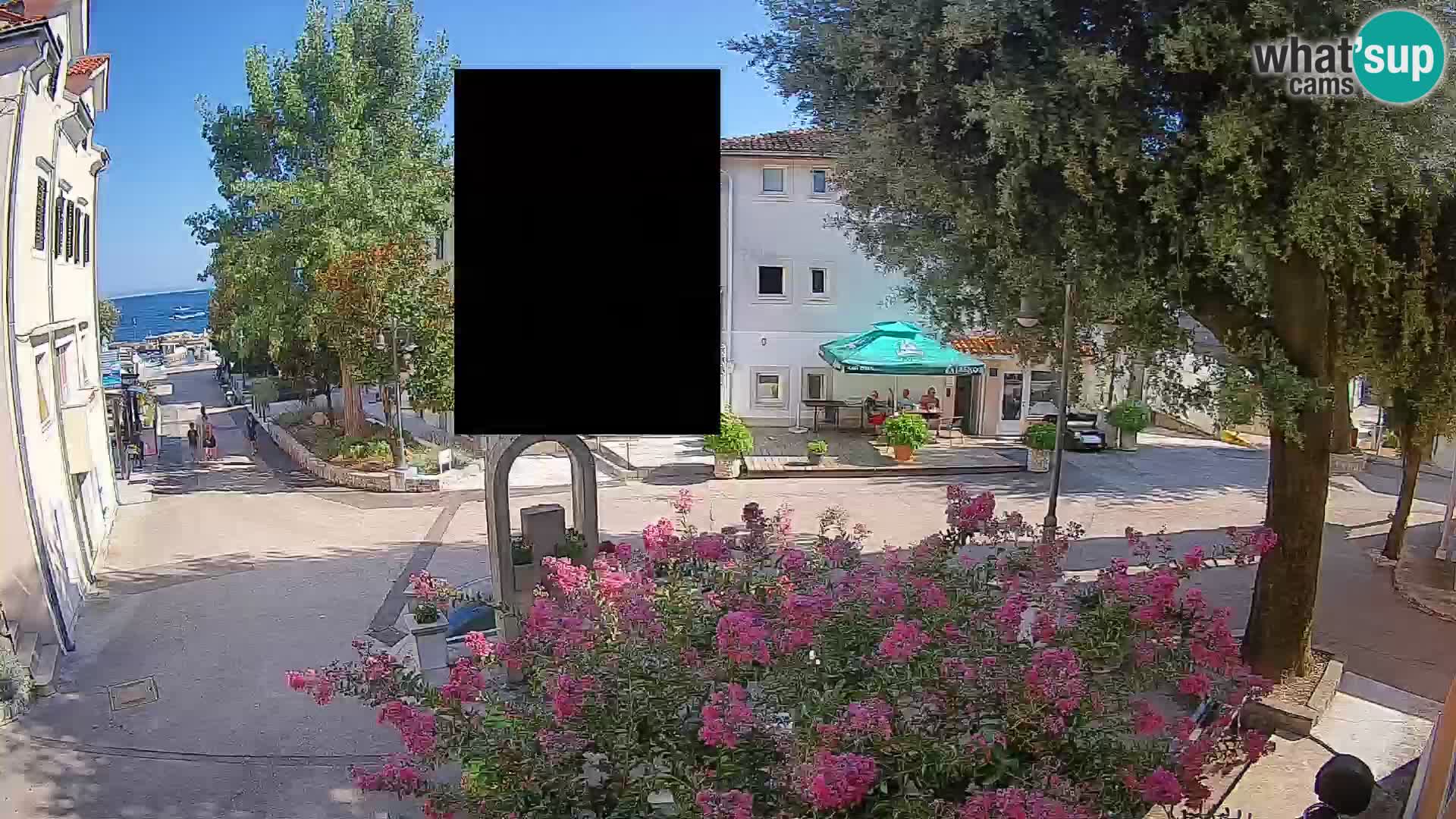Webcam Mošćenička Draga Zentrum – Liveblick auf das Ortszentrum