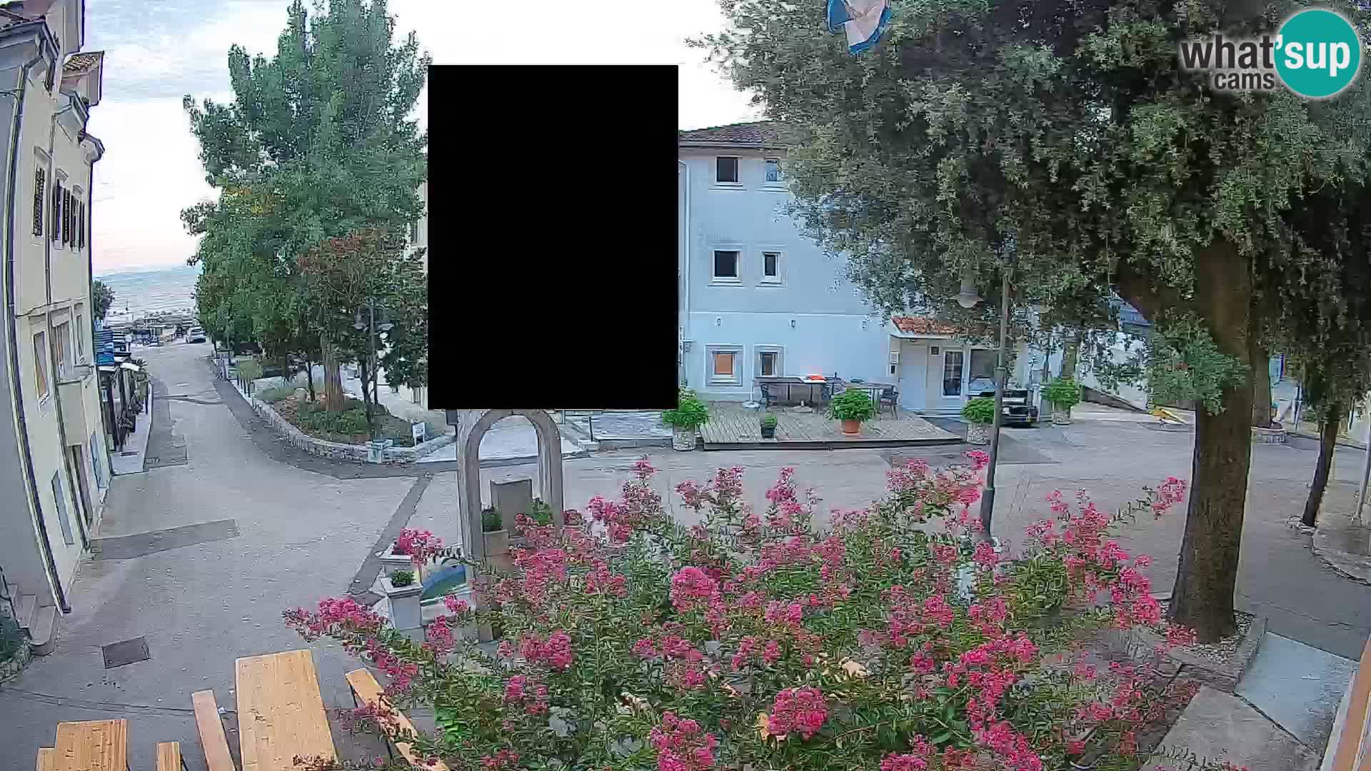 Webcam Centro Draga di Moschiena – Vista live sul centro