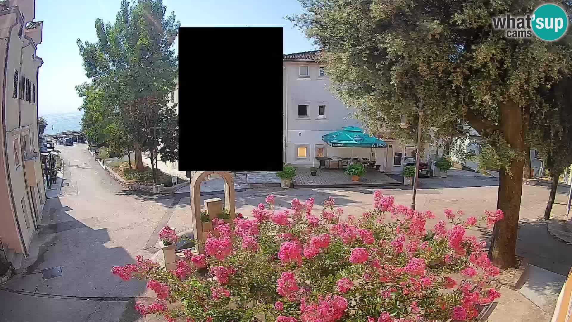 Webcam Mošćenička Draga Center – Live View of the Town Center