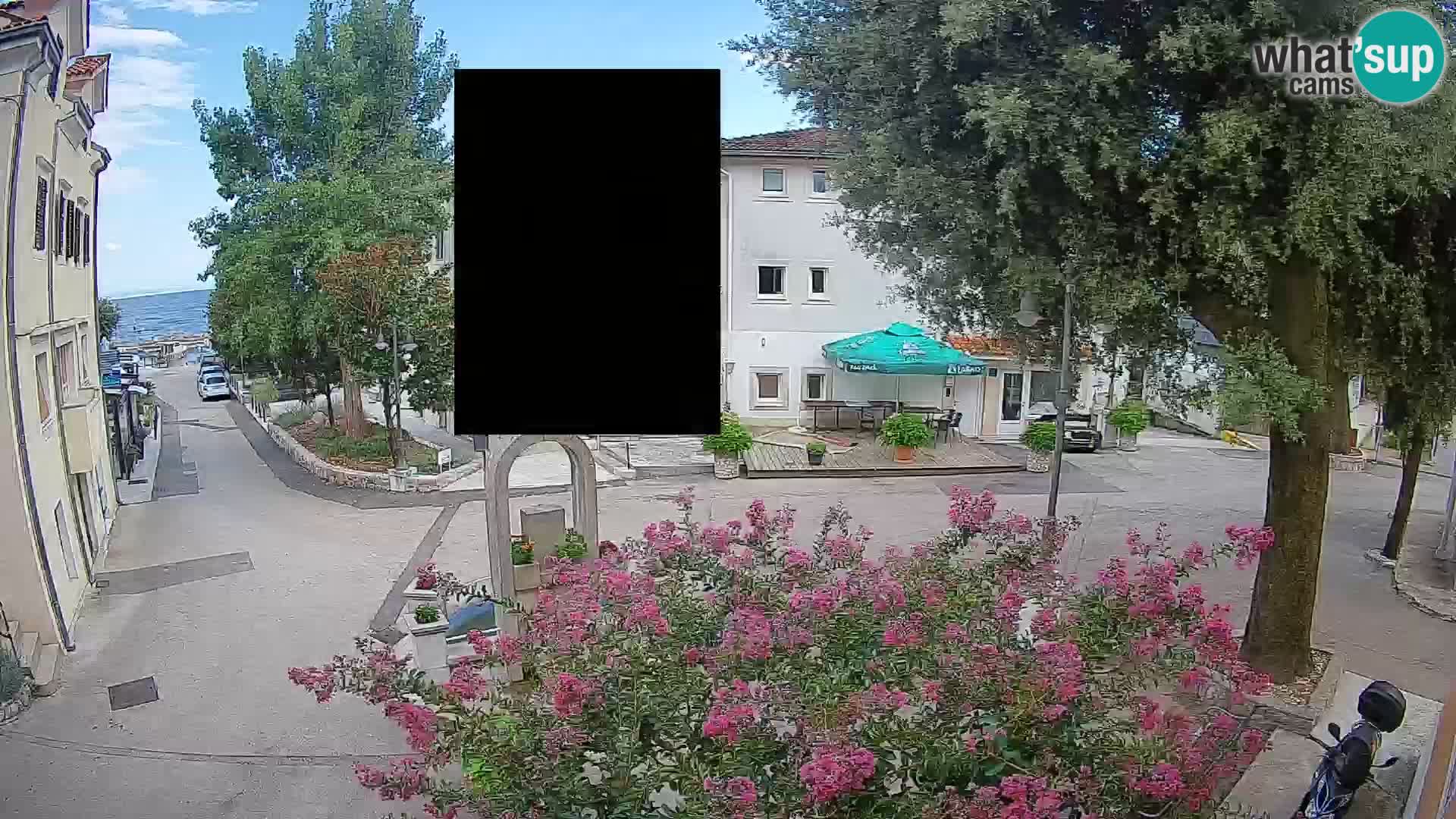 Web kamera centar Mošćeničke Drage – Pogled uživo