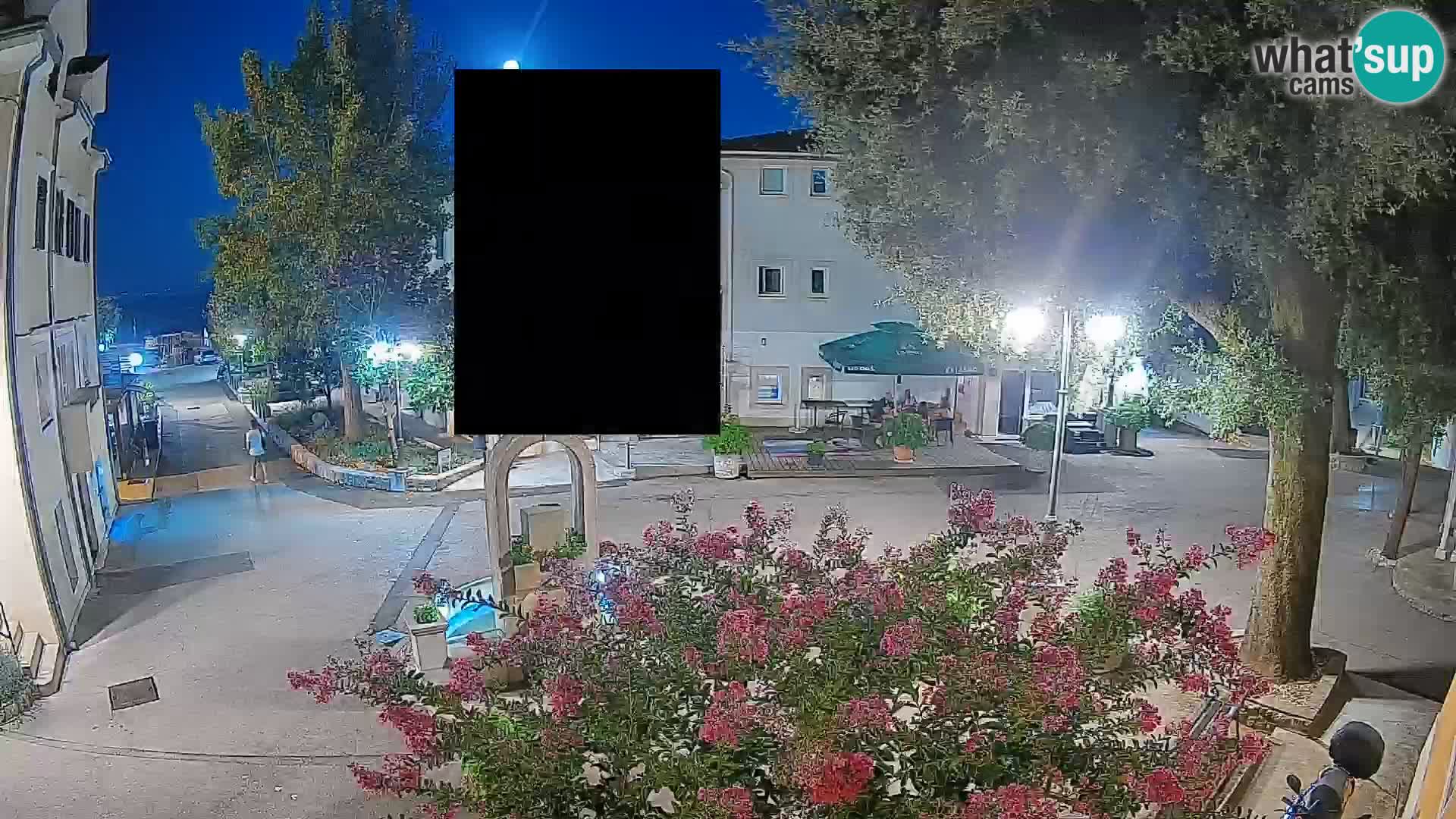 Webcam centre de Mošćenička Draga – Vue en direct du centre-ville