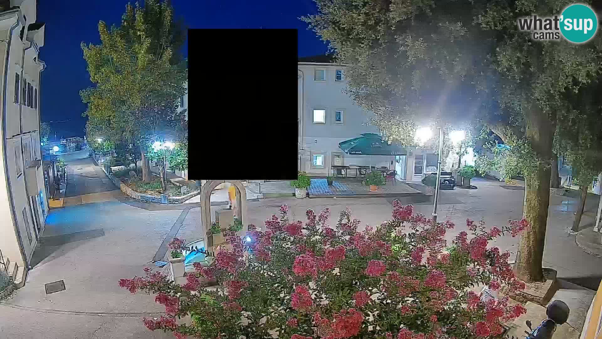 Webcam Mošćenička Draga Center – Live View of the Town Center