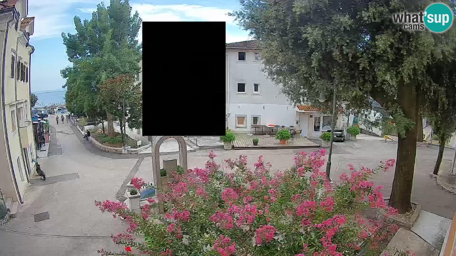 Webcam Mošćenička Draga Center – Live View of the Town Center