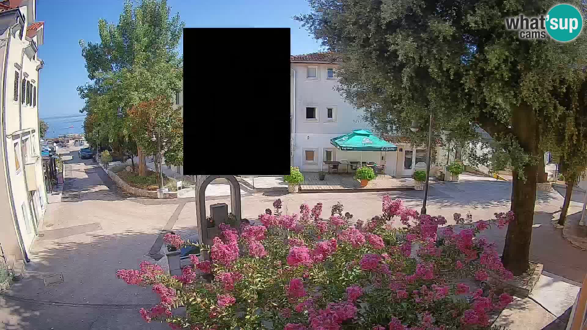 Webcam Mošćenička Draga Center – Live View of the Town Center