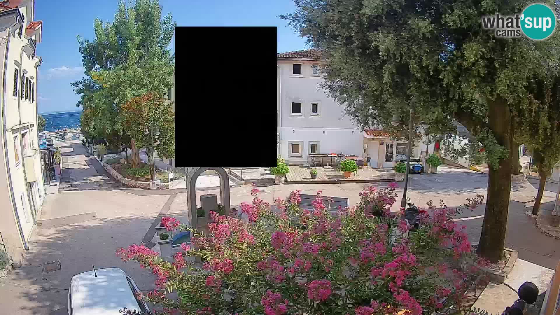 Webcam Centre de Mošćenička Draga – Vue en direct du centre-ville