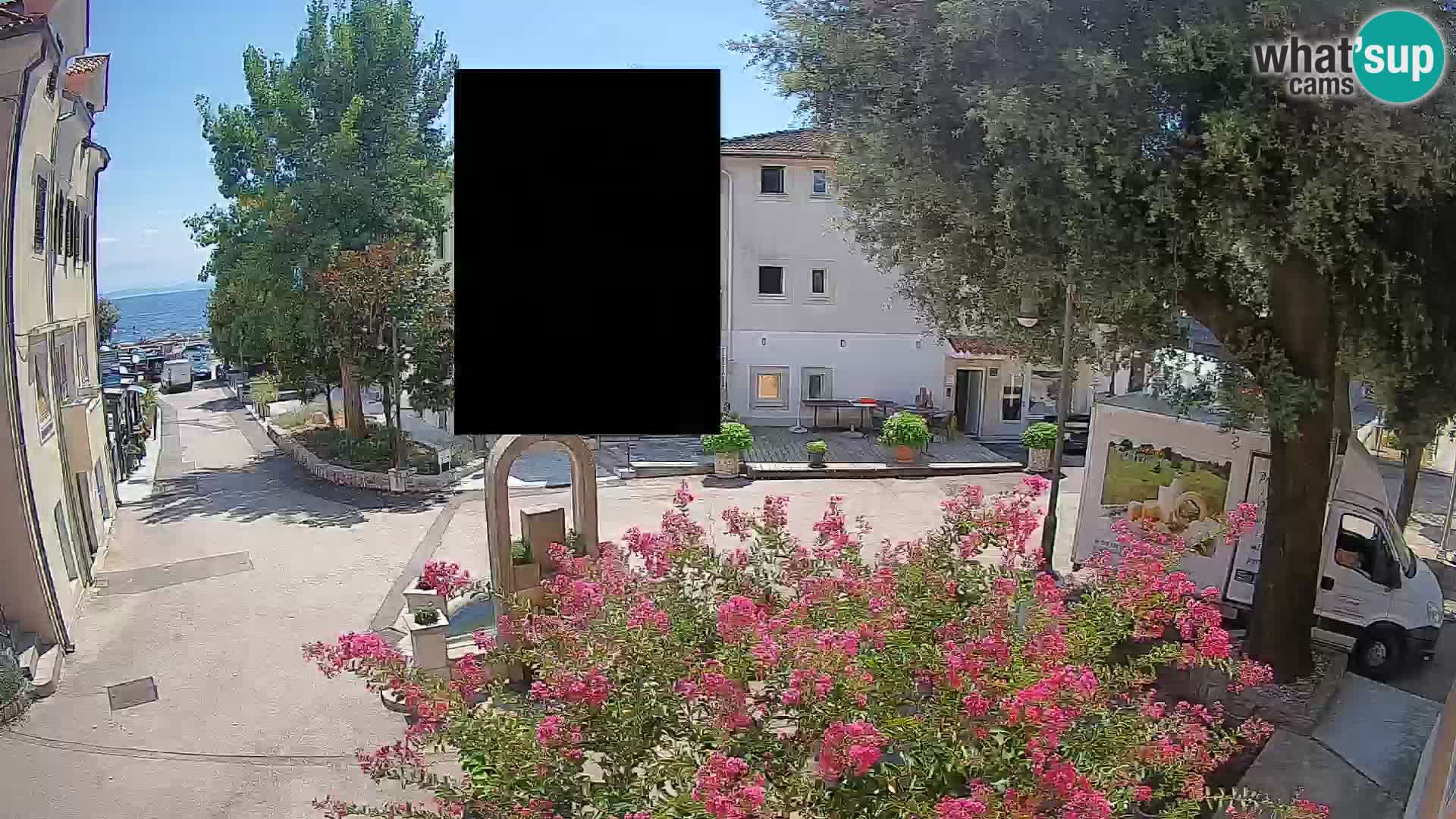 Webcam Mošćenička Draga Zentrum – Liveblick auf das Ortszentrum