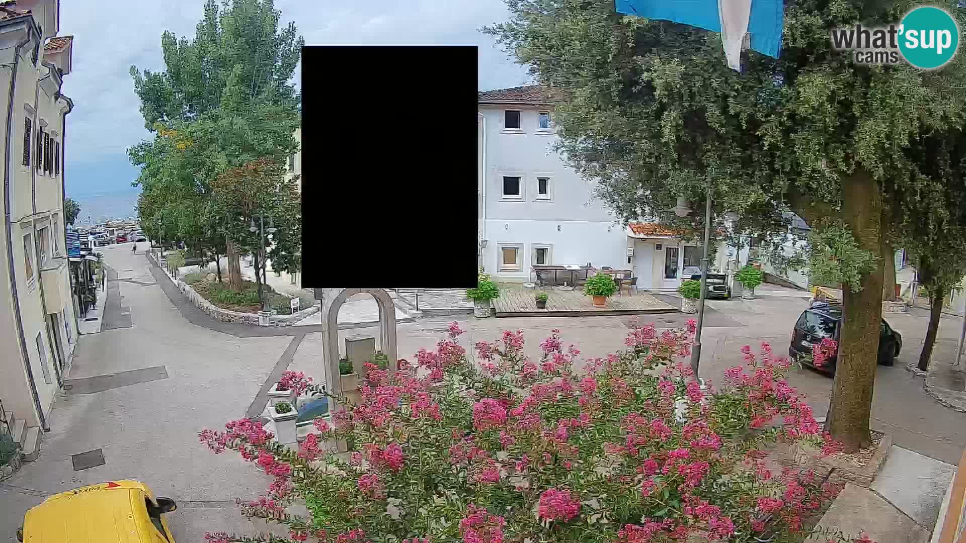 Webcam centre de Mošćenička Draga – Vue en direct du centre-ville